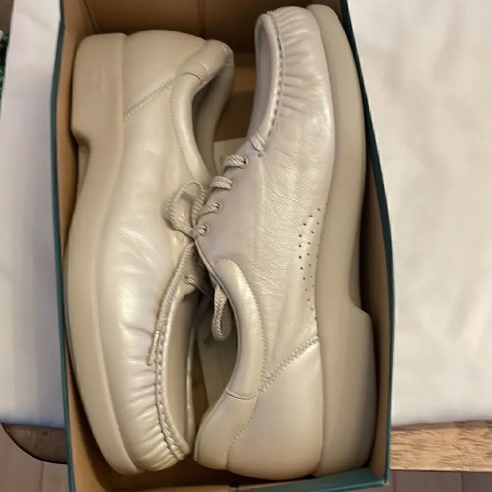 SAS PEARL BONE COLORED COMFORT SHOES. NEW - Picture 9 of 12